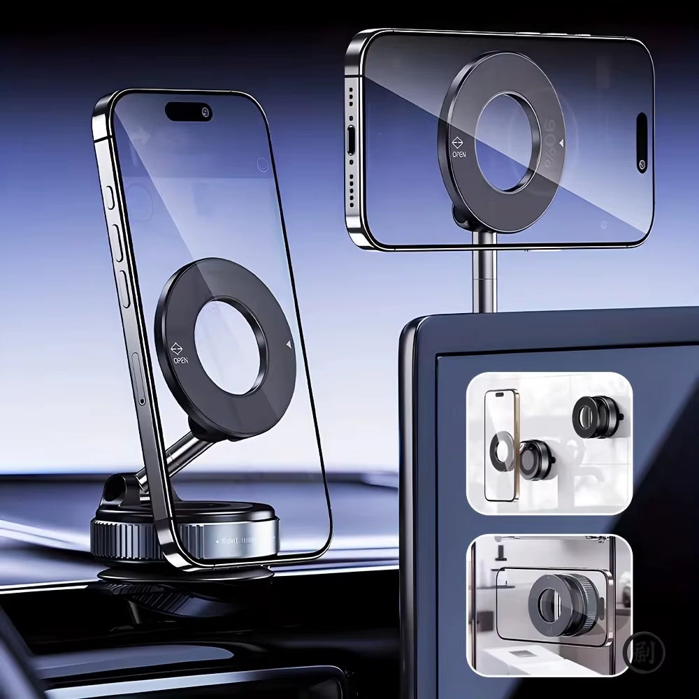 Magnetic Car Phone Holder 360° Adjustable Dashboard Windshield Mount