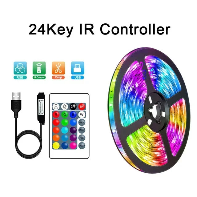 Smart RGB LED Strip Lights with App Control