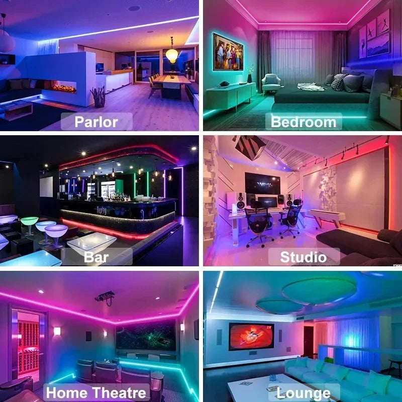 Smart RGB LED Strip Lights with App Control